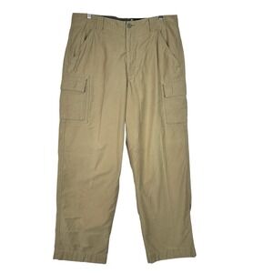 Eddie Bauer Legend Kutspan Cargo Pants Mens 34x30 Khaki Tactical Hiking Utility